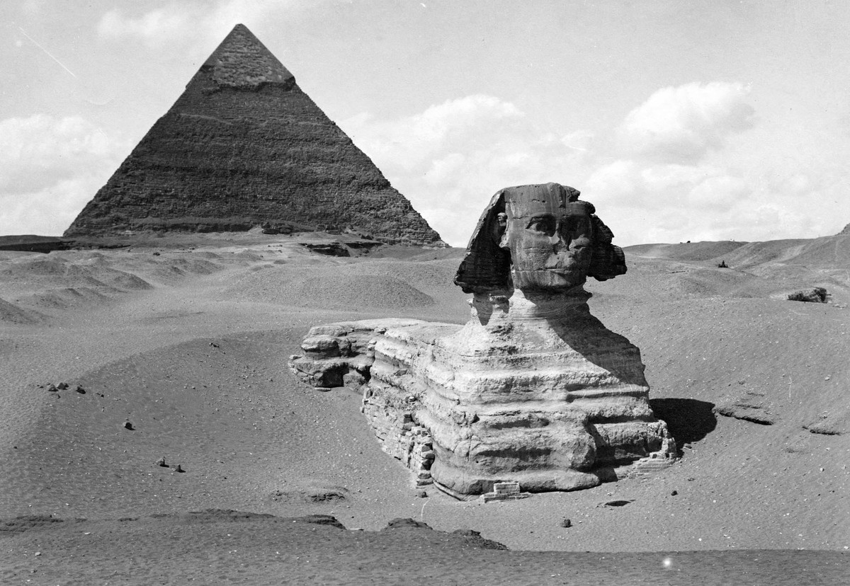 Las 10 fotografías antiguas más impresionante de la Gran Esfinge