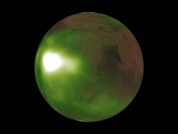 Un misterioso «resplandor verde» en la atmósfera de Marte