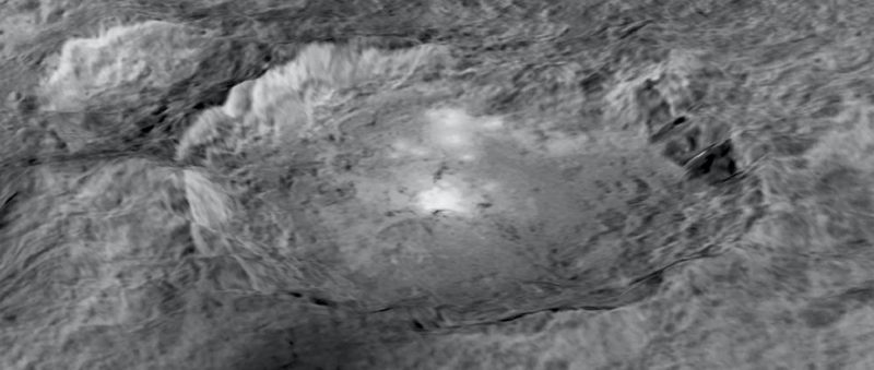 Misteriosos puntos brillantes en Ceres podrían indicar un océano subterráneo secreto
