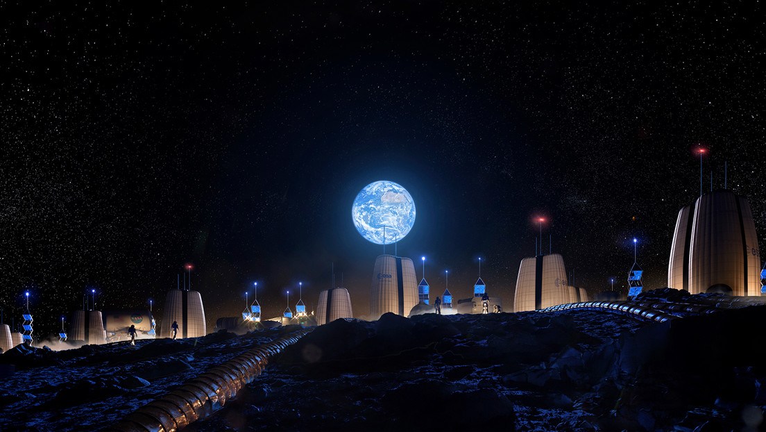 Revelan cómo se vería la primera colonia humana en la Luna (FOTOS)
