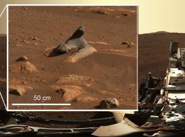 Esta y otras extrañas rocas en Marte han intrigado a científicos del rover Perseverance