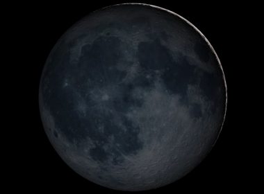 Hoy: Luna Nueva en el cielo nocturno