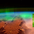 Llegan nuevas imágenes asombrosas de auroras en Marte