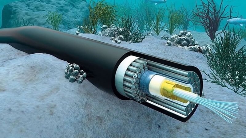 Cable submarino para proveer Internet