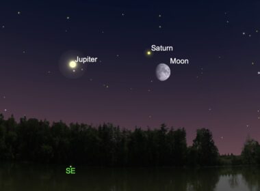 Esta noche podrás ver la Luna cerca de Saturno