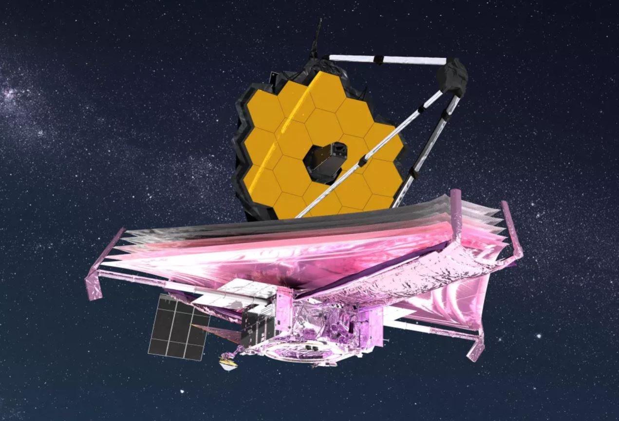 Telescopio Espacial James Webb ha desplegado por completo su espejo para observar el cosmos