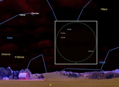 Mira a Urano cerca de Venus en el cielo antes del amanecer de este domingo