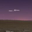 Mira la conjunción de Venus y Urano en el cielo esta noche