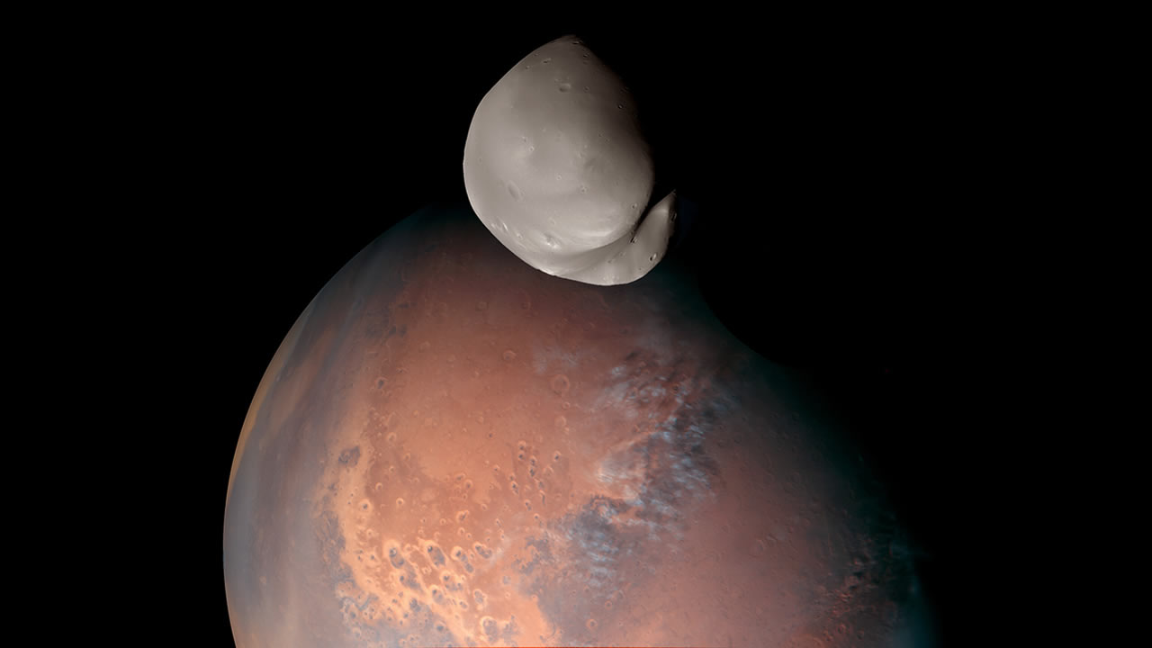 Fotografías inéditas de Deimos, la luna más misteriosa de Marte