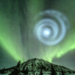 ¿Qué causó este espiral luminoso en el cielo de Alaska?