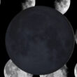 Rara luna nueva "negra" de mayo, esta noche en el cielo
