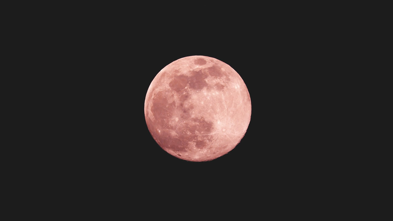 Luna llena rosa será visible este fin de semana