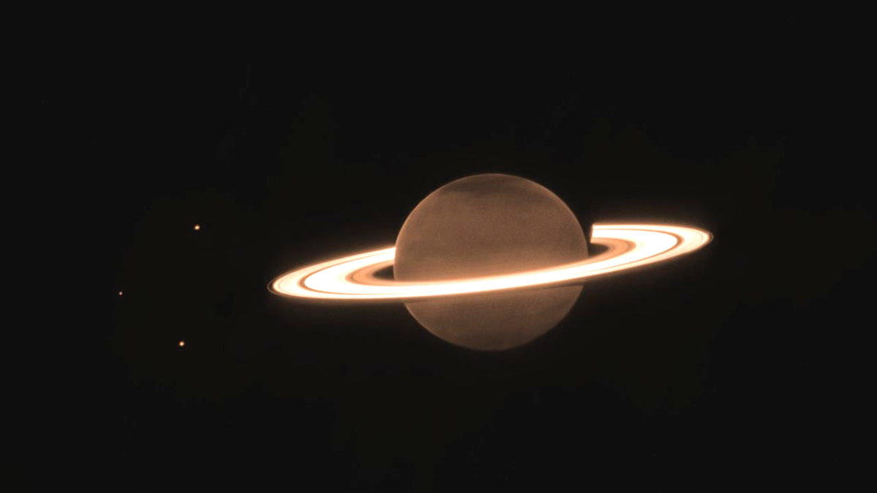 Así lucen los hermosos anillos de Saturno en la primera fotografía del Telescopio Espacial James Webb