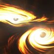 Dos agujeros negros chocaron con tanta fuerza que hicieron temblar el espacio-tiempo