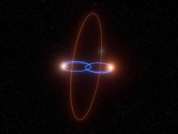 Descubierto un planeta con una extraña órbita perpendicular alrededor de dos estrellas binarias