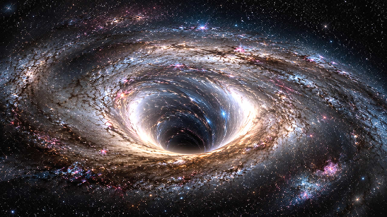 ¿Un atajo en el corazón de nuestra galaxia? La materia oscura podría haber creado un agujero de gusano dentro de la Vía Láctea